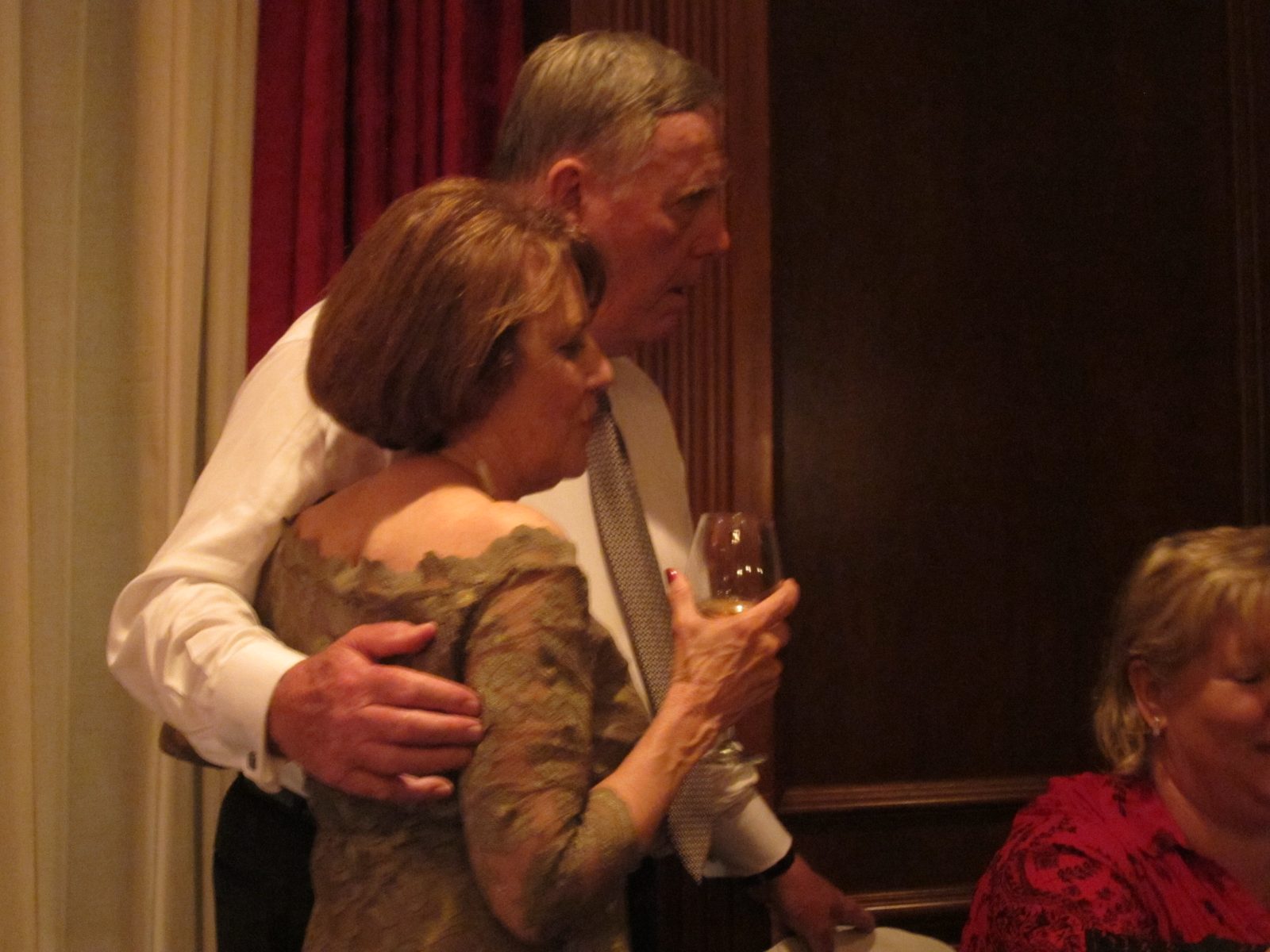 The bride and groom, John and Jane Dew.